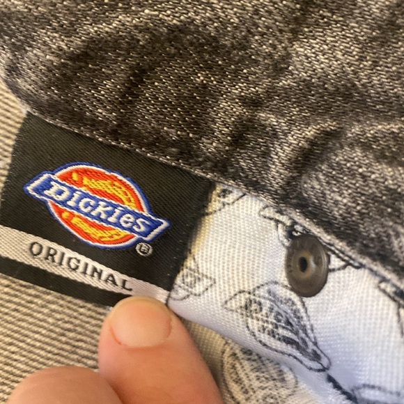 Dickies 31X30 Men’s Jeans Washed Grey Button Fly Vintage - Picture 5 of 10